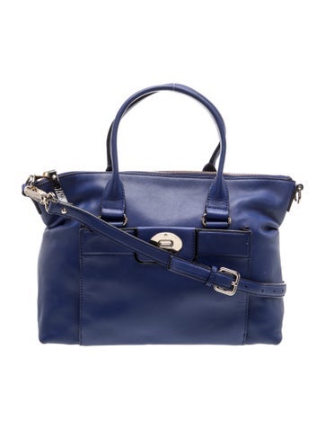 Leather Top Handle Bag