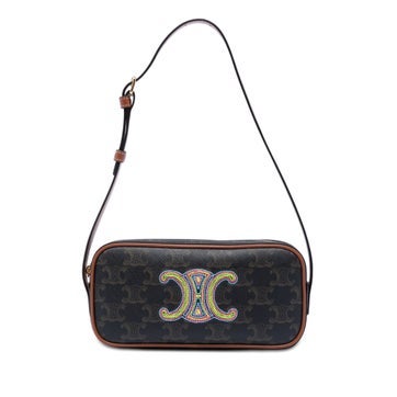 Mini Triomphe Cuir Coated Canvas Camera Bag