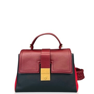 Goat Leather Top Handle Bag