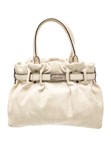 Leather Top Handle Bag