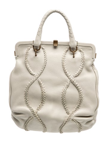 Leather Top Handle Bag