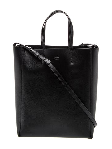 Leather Vertical Cabas Nano