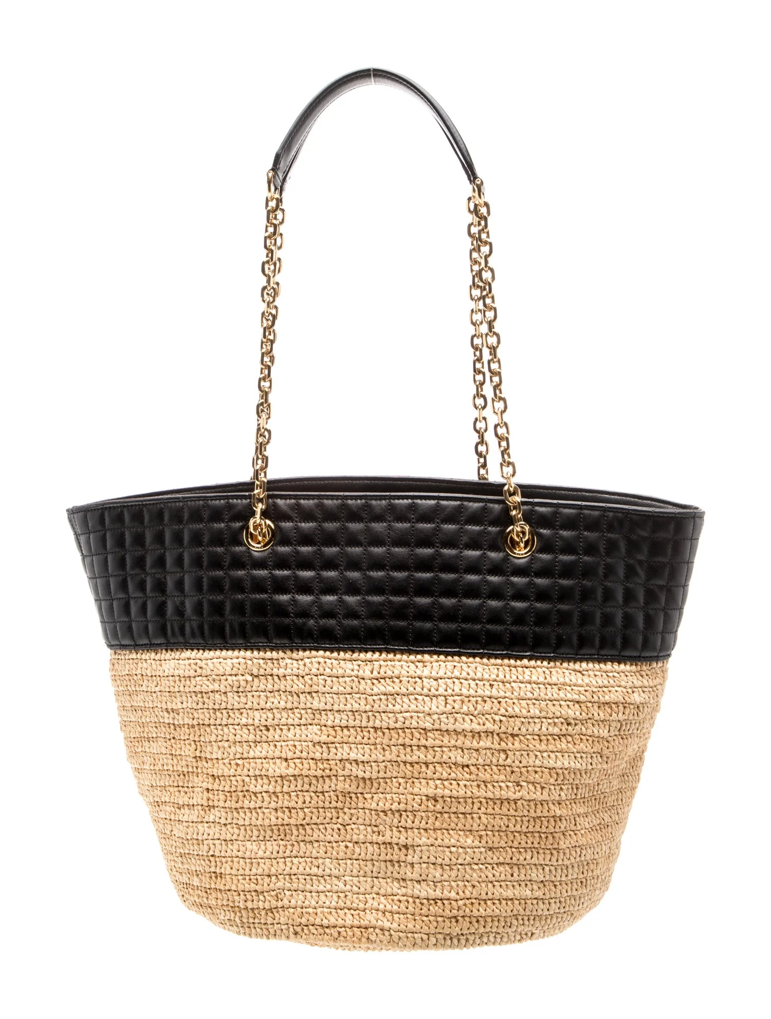 Raffia Bucket Bag