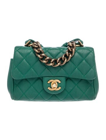 Paris-Rome Mini Trapezio Flap Bag