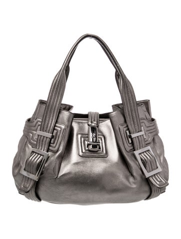 Leather Top Handle Bag