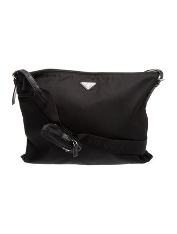 Saffiano Leather Nylon Tote