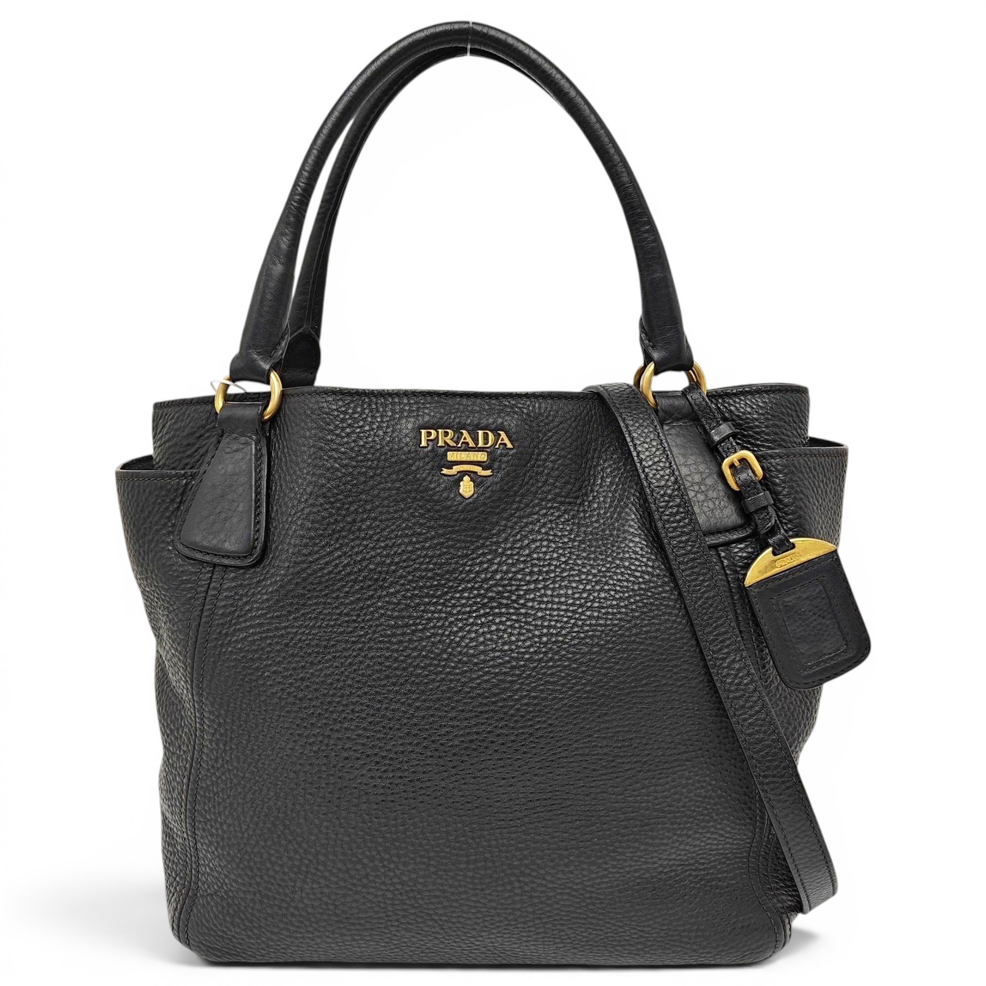 Prada Double leather handbag