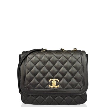 Goat Leather Lovely Day Flap Bag