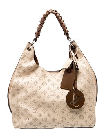 Perforated Monogram Carmel Large