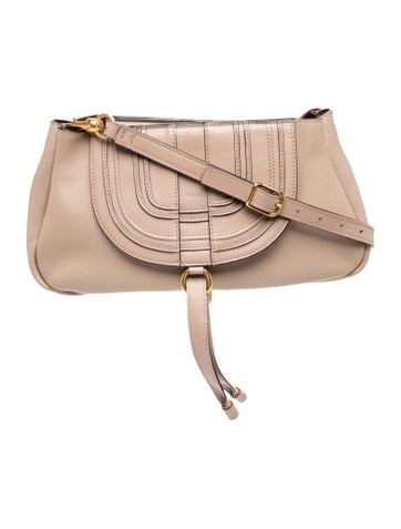 Leather Marcie Shoulder Bag Small