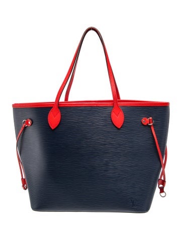 Epi Leather Neverfull w/Pouch MM