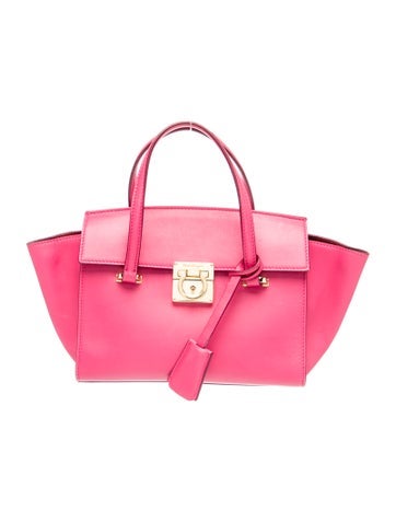 Leather Top Handle Bag