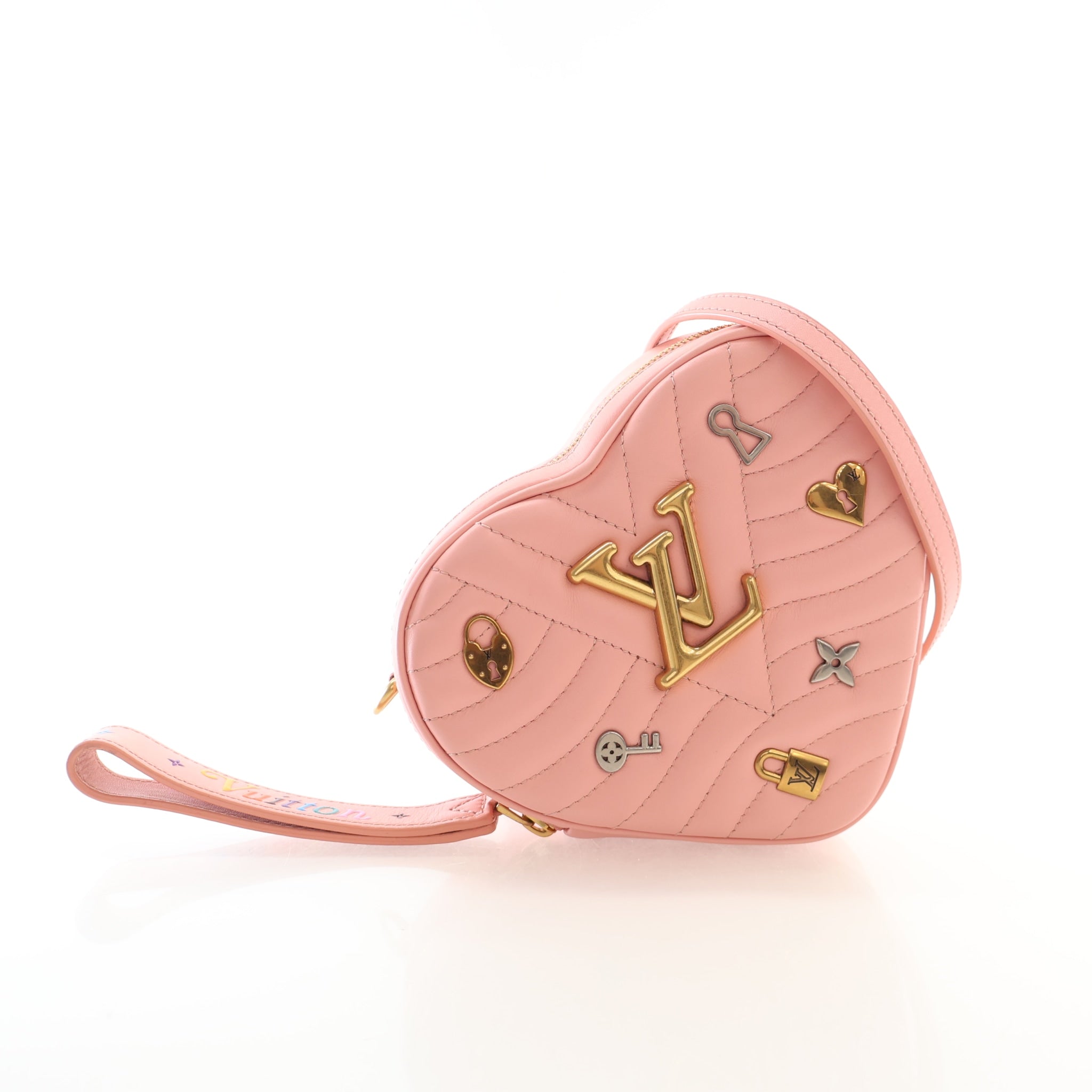 Louis Vuitton Calfskin New Wave Heart Crossbody Bag