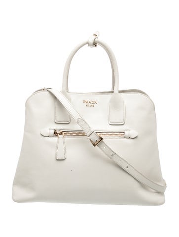 Saffiano Leather Top Handle Bag