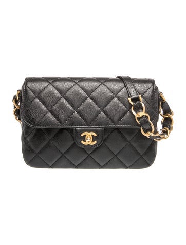 Quilted CC Chain Flap Bag