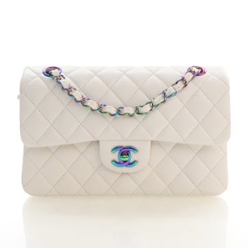 Caviar Leather Classic Double Flap Bag Small