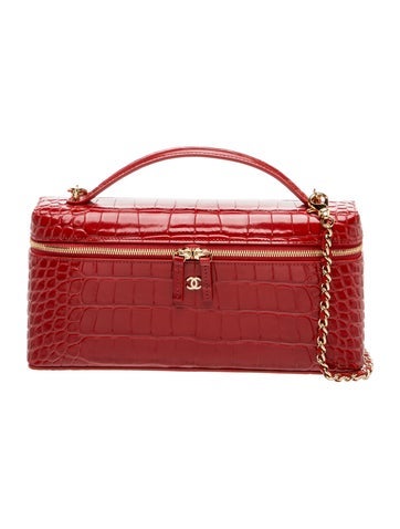2026 Large Embossed Slim Vanity Case w/ Chain