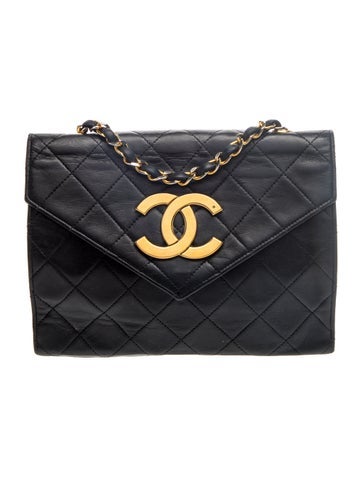 CC Quilted Envelope Flap Bag