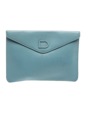 Delvaux Leather Envelope