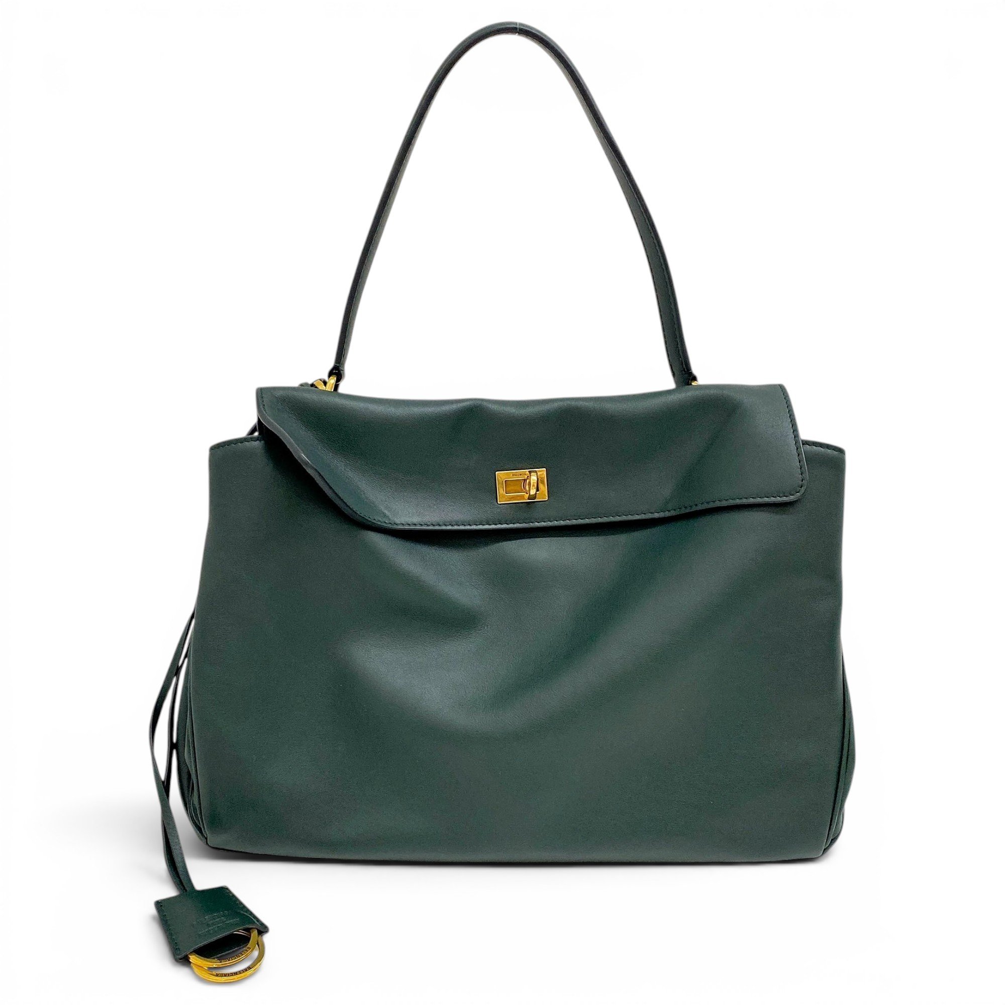 Balenciaga Rodeo leather handbag