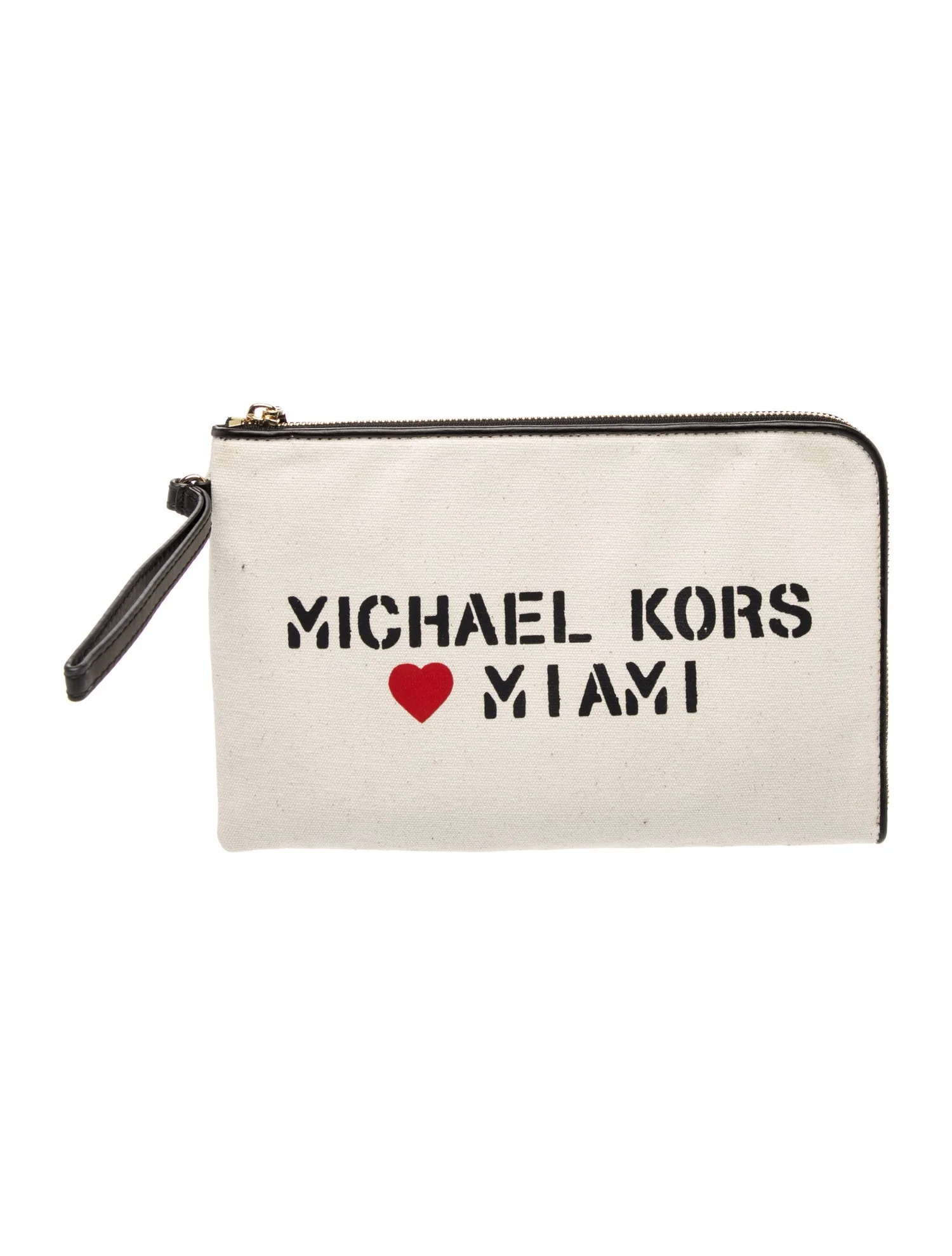 Michael Kors Canvas Clutch