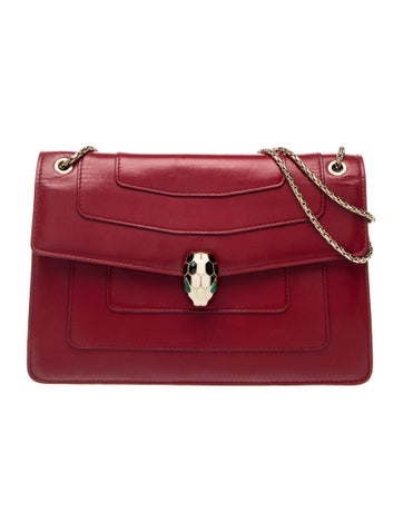Leather Serpenti Forever Medium