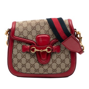 GG Canvas Lady Web Crossbody Medium