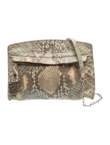 Snakeskin Clutch