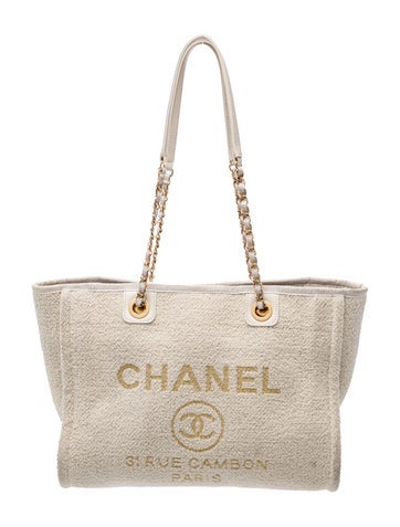 Small Lurex Deauville Shopping Bag