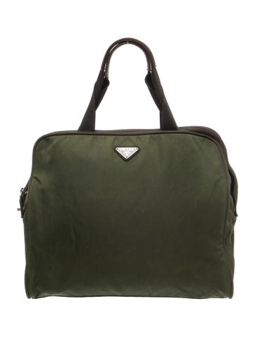 Tessuto Nylon Top Handle Bag