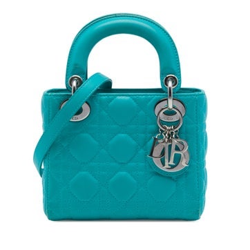 Mini Lambskin Cannage Lady Dior