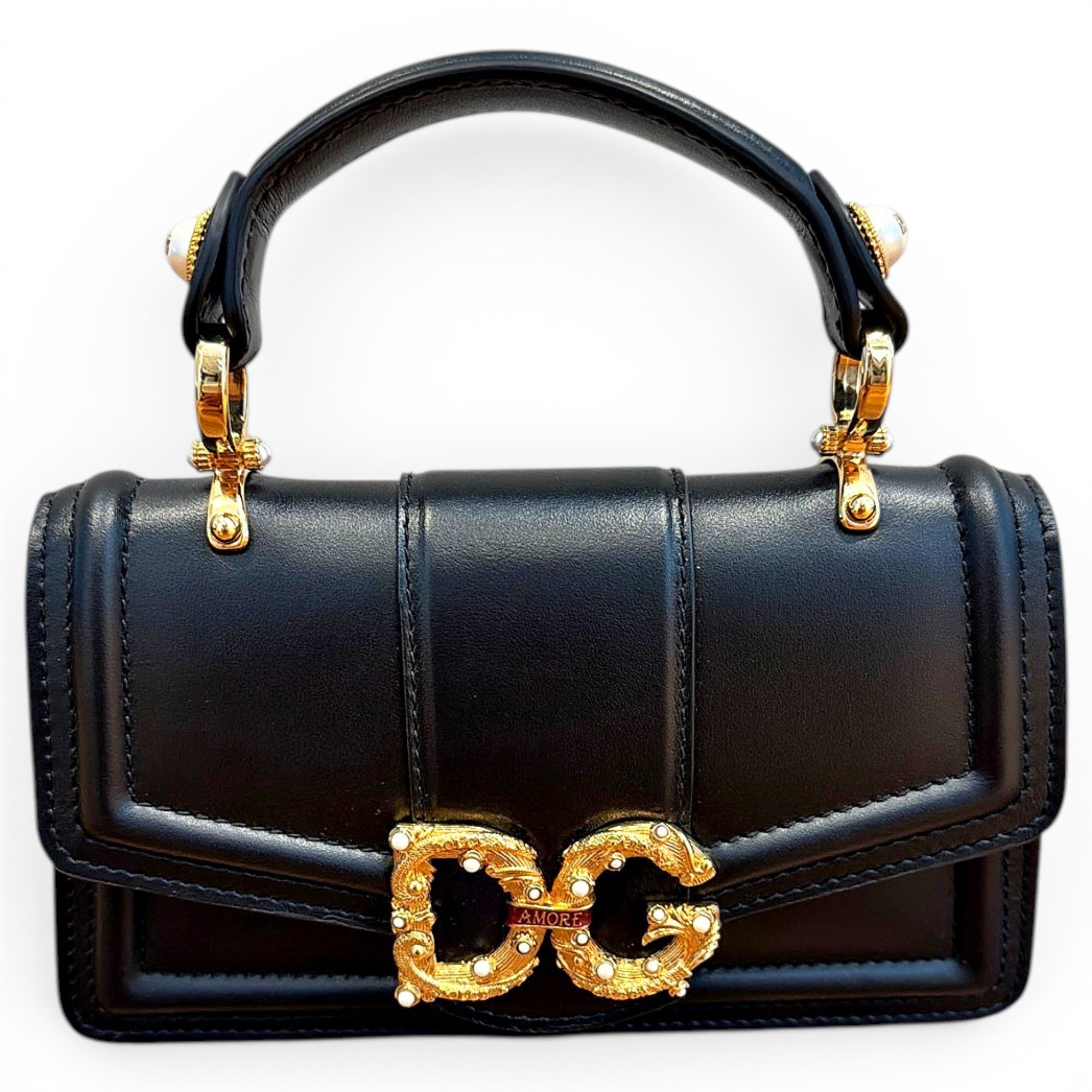 Dolce & Gabbana DG Amore leather handbag