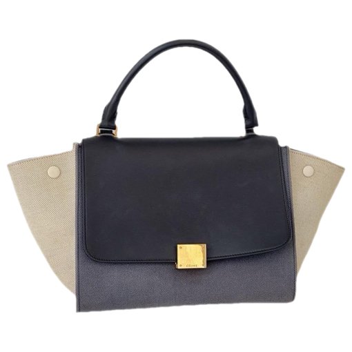 Celine Trapèze leather handbag