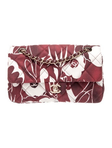 Medium Camellia Flap Bag