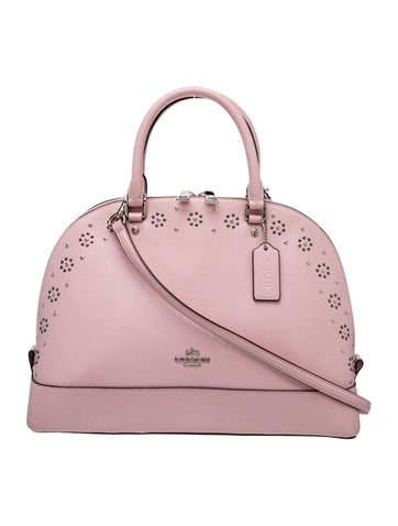 Leather Border Stud Sierra Satchel Large