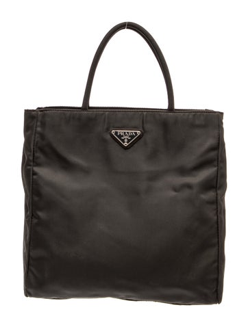 Tessuto Nylon Top Handle Bag