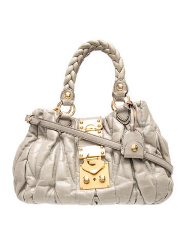 Leather Top Handle Bag