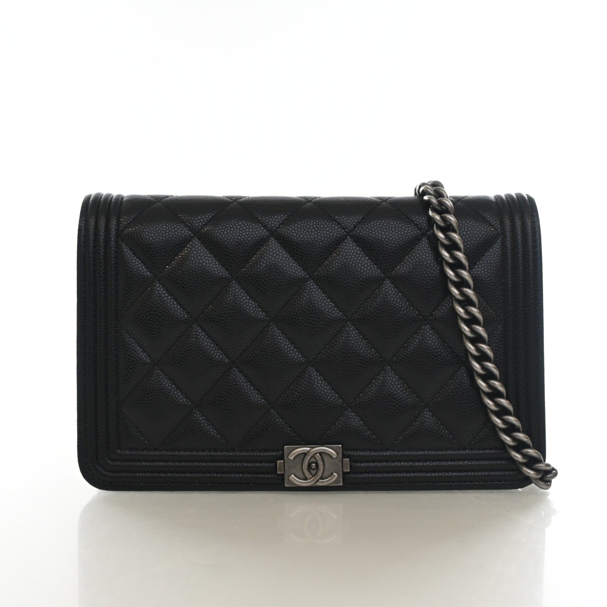 Chanel Caviar Boy Wallet On Chain (WOC)