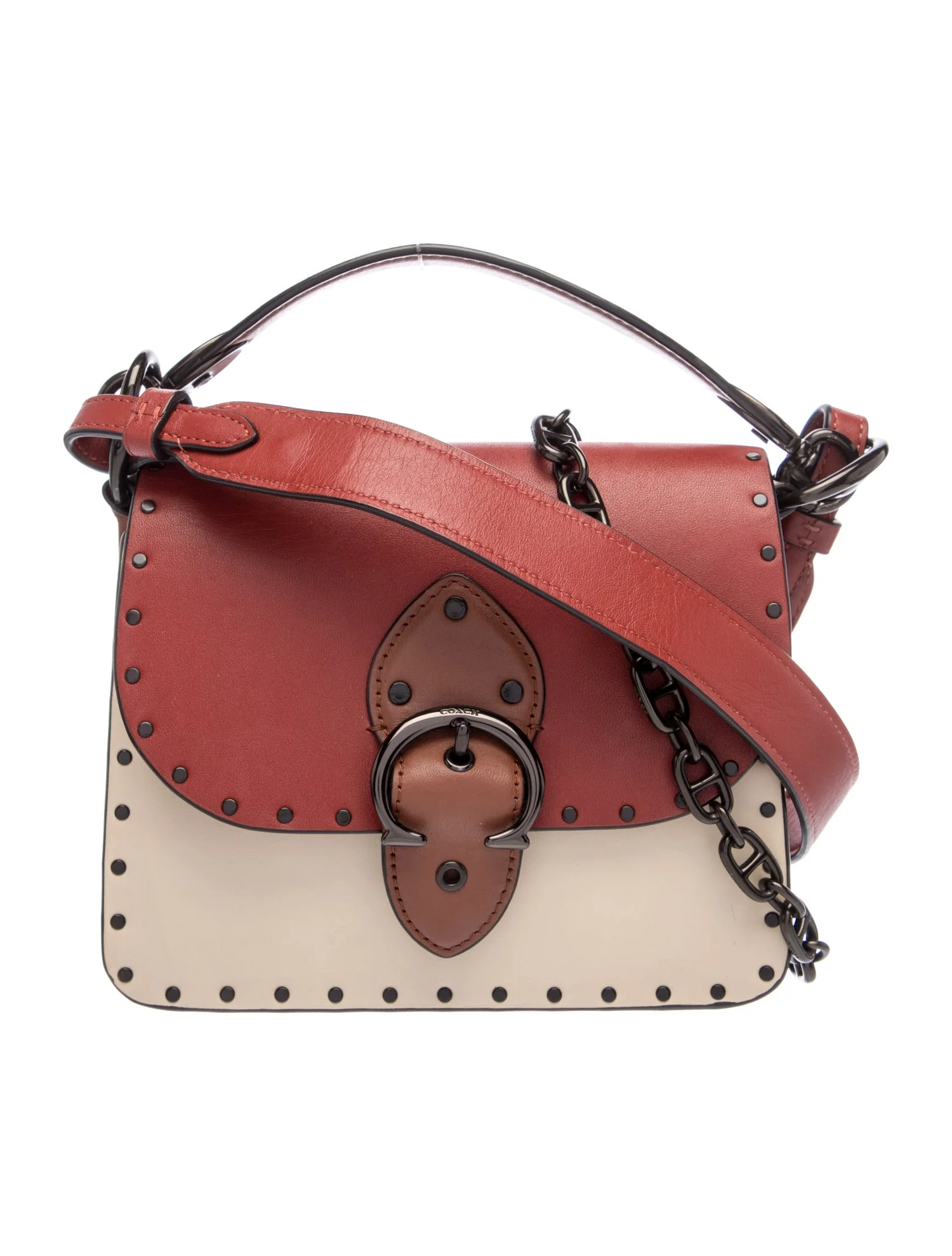 Leather Top Handle Bag