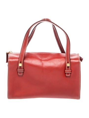 Leather Top Handle Bag