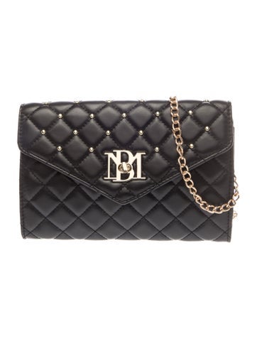 Badgley Mischka Leather Messenger Bag