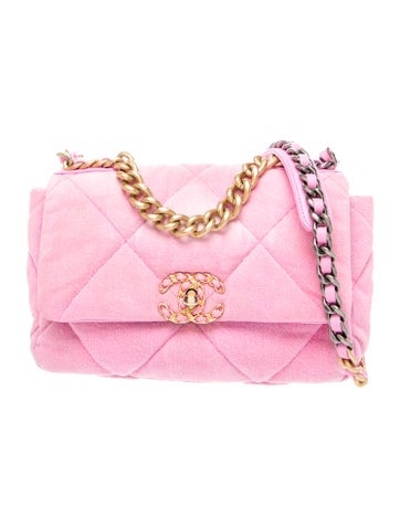 Medium 19 Denim Flap Bag