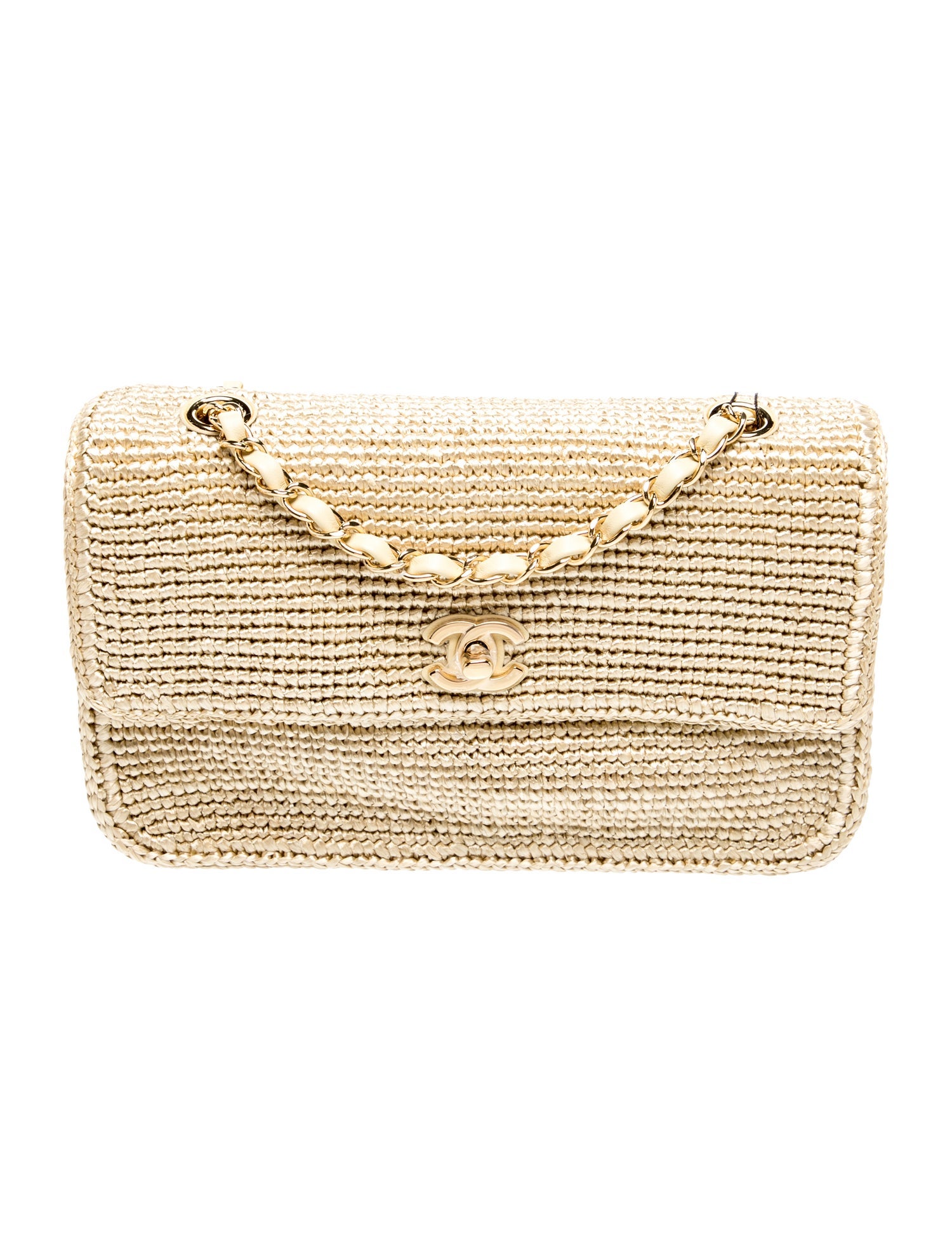 Coco Beach Raffia Flap Bag w/ Tags