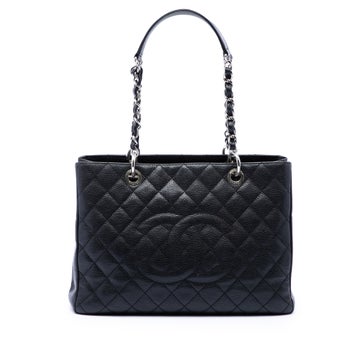 Calf Leather Caviar Grand Shopping Tote