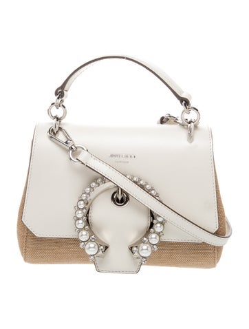 Jimmy Choo Faux Pearl Madeline top-handle bag