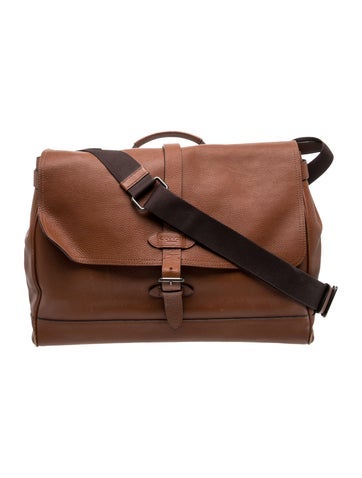 Leather Messenger Bag