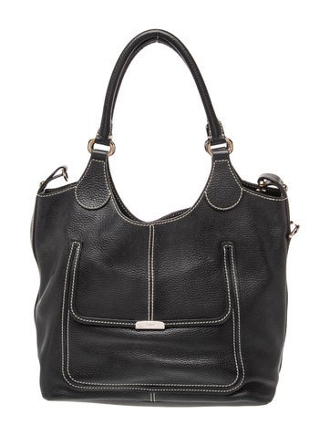 Leather Top Handle Bag