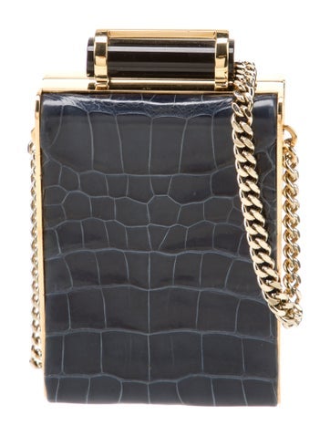 Carolina Herrera Mini Scala Insignia Clutch