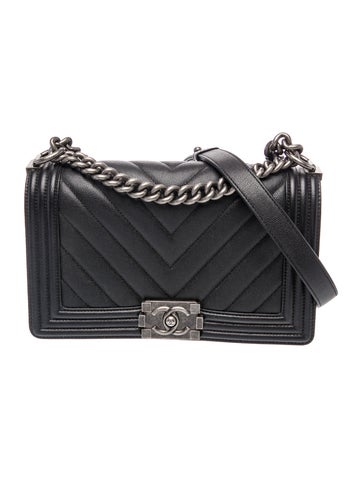 Medium Chevron Boy Bag