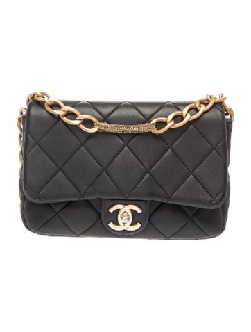 Small Quilted Flap Bag